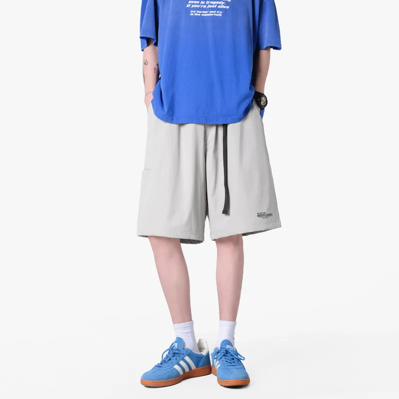 LOOX! Cargo Shorts Unisex Cyan Water Blue-4