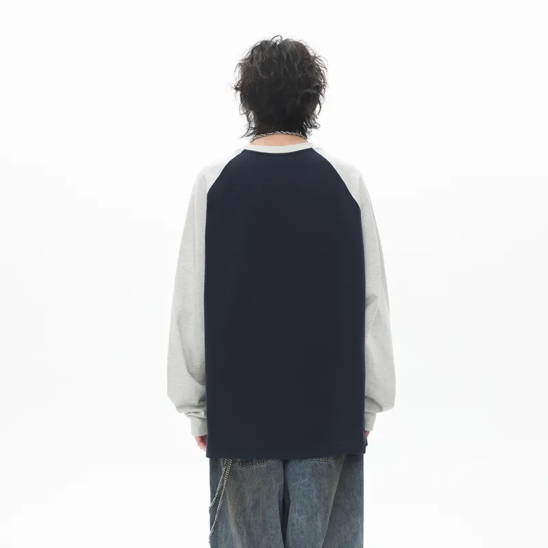 LOOX! T Shirt Unisex Navy Blue & Heather Gray-3