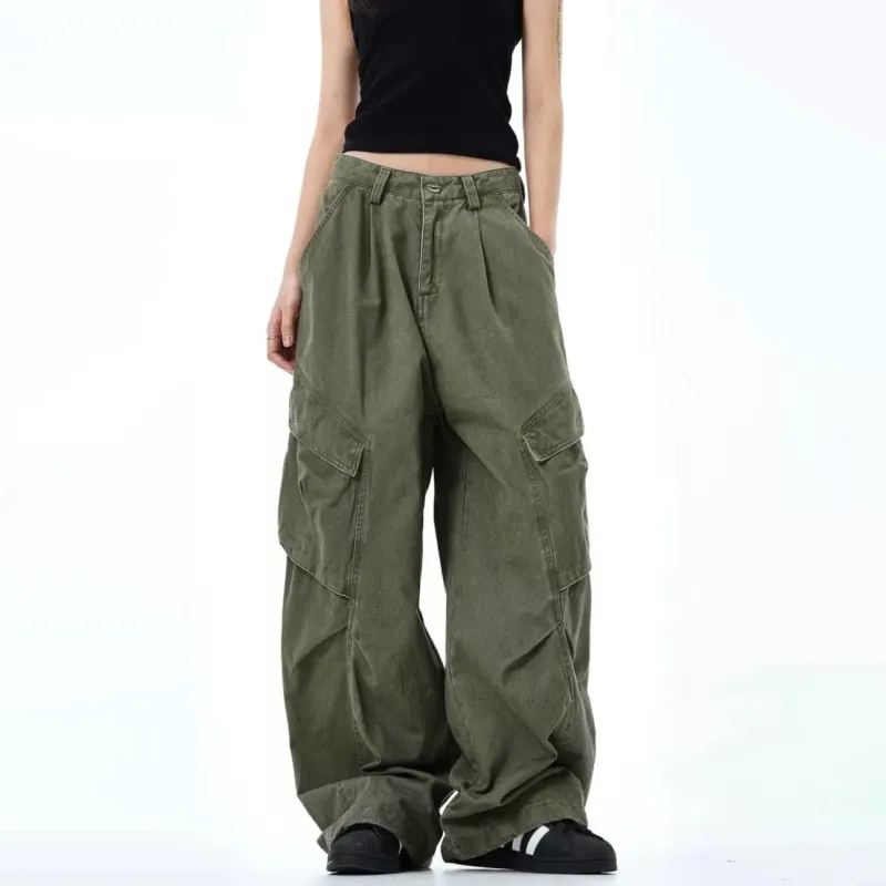 LOOX! Cargo Pants Unisex Army Green-2