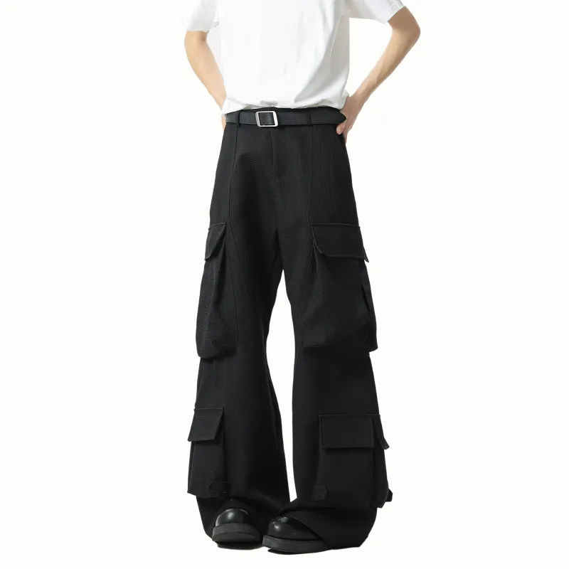 WELTER EXPERIMENT Cargo Pants Unisex Classic Black-8