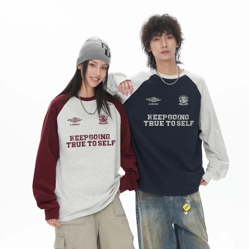 LOOX! T Shirt Unisex Navy Blue & Heather Gray-2