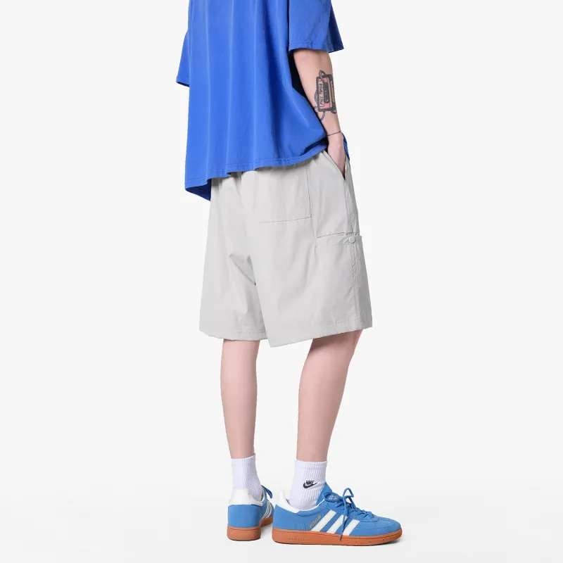 LOOX! Cargo Shorts Unisex Cyan Water Blue-7