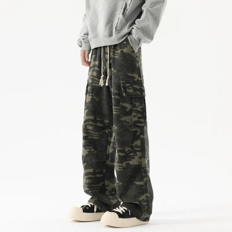 LOOX! Cargo Pants Unisex Matcha Green-2