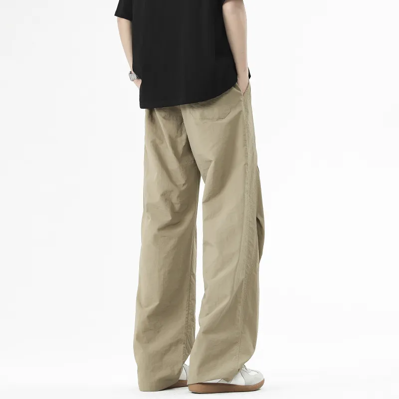 LOOX! Casual Pants Unisex Beige Apricot-15