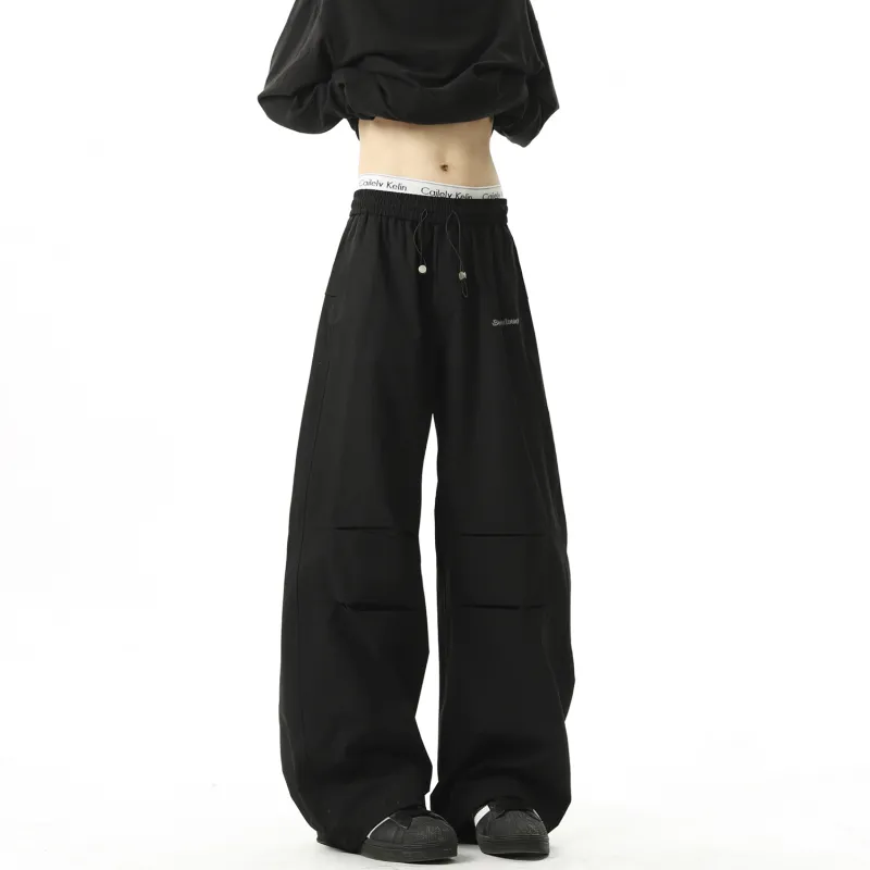 LOOX! Casual Pants Unisex White Gray-6
