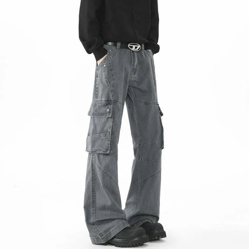 LOOX! Casual Pants Unisex Gray-3