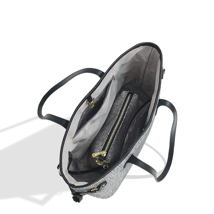 MACK JODAER Synthetic Leather Shoulder Bag Regular Women's Black-6