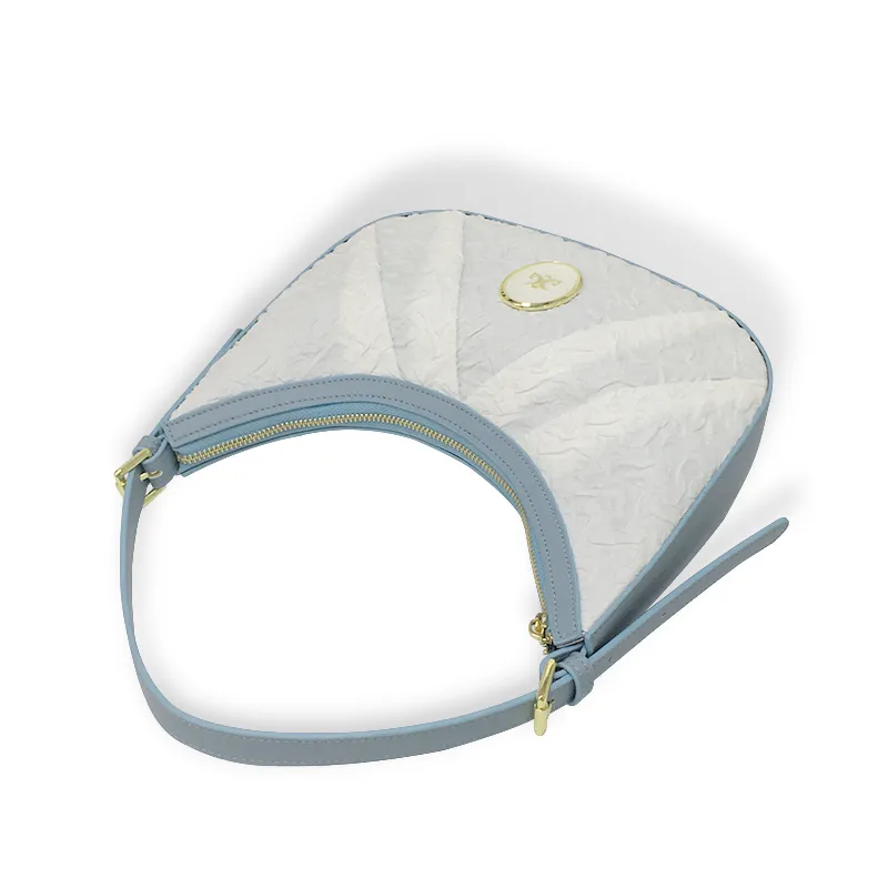 MACK JODAER Synthetic Leather Handbag Women's Light Blue-5
