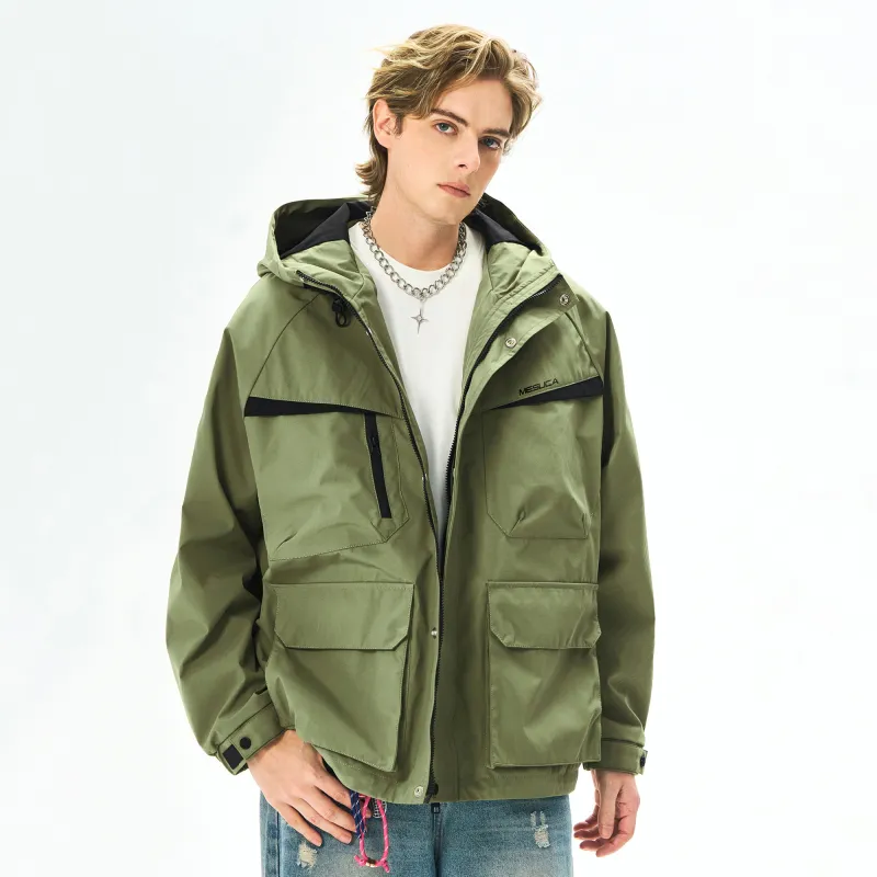 MESUCA Waterproof And Windproof Windbreaker Jacket Unisex-20