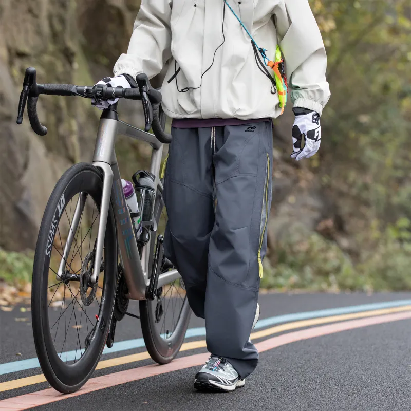 MESUCA Casual Pants Unisex Snow Mountain White-25