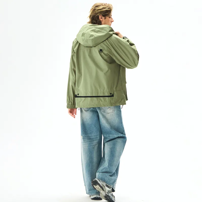 MESUCA Waterproof And Windproof Windbreaker Jacket Unisex-23