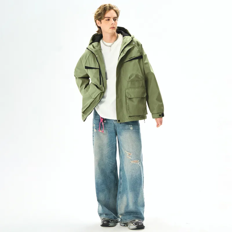 MESUCA Waterproof And Windproof Windbreaker Jacket Unisex-22