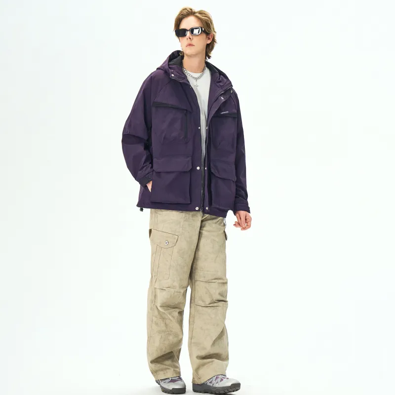 MESUCA Waterproof And Windproof Windbreaker Jacket Unisex-28
