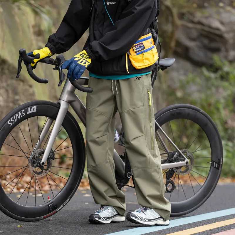 MESUCA Casual Pants Unisex Snow Mountain White-9