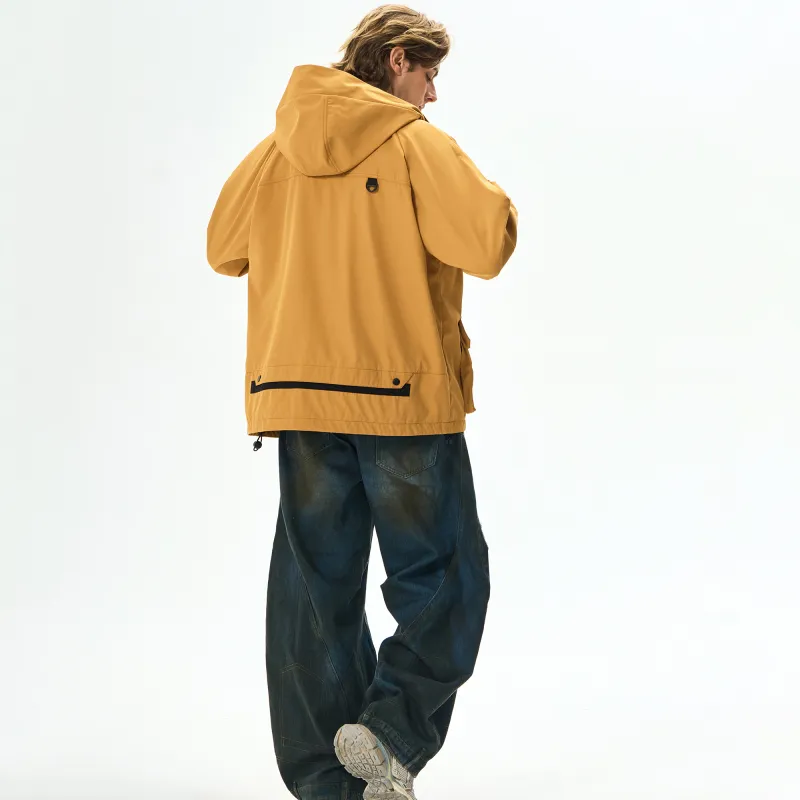 MESUCA Waterproof And Windproof Windbreaker Jacket Unisex-17