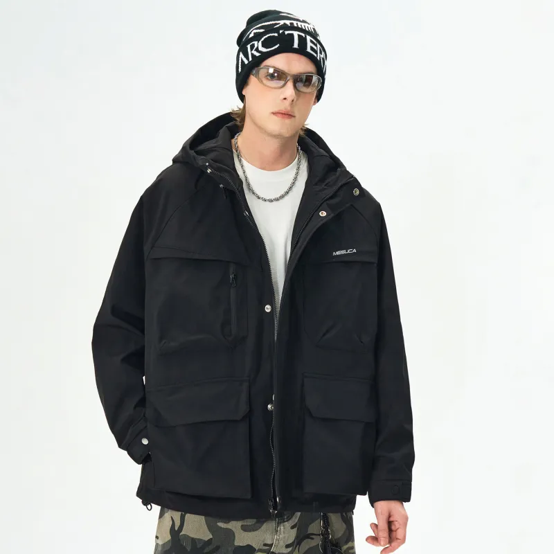 MESUCA Waterproof And Windproof Windbreaker Jacket Unisex-3