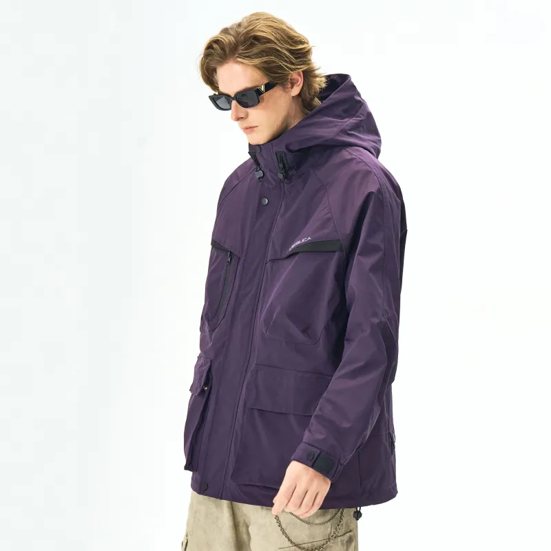 MESUCA Waterproof And Windproof Windbreaker Jacket Unisex-25