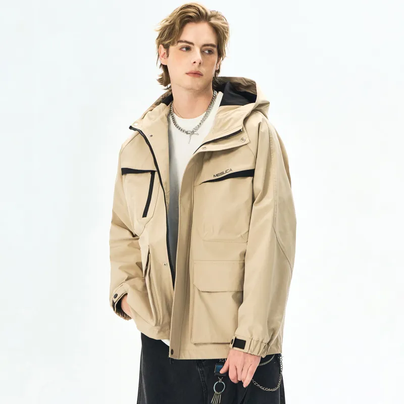 MESUCA Waterproof And Windproof Windbreaker Jacket Unisex-11
