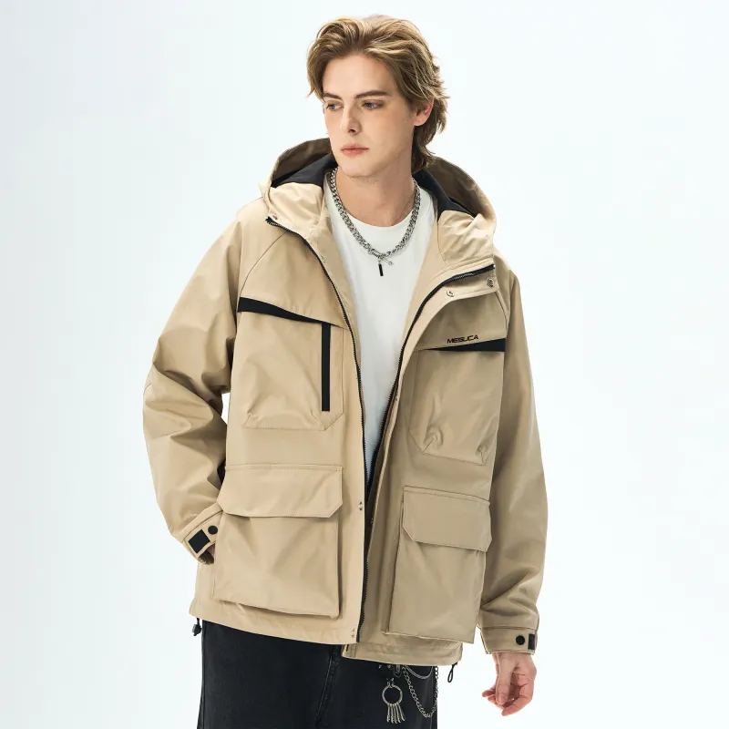 MESUCA Waterproof And Windproof Windbreaker Jacket Unisex-7