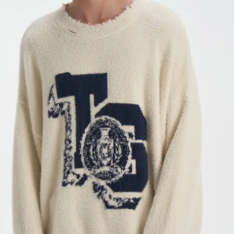 THE SALVAGES FASHION CLUB Sweater Unisex Ecru-2