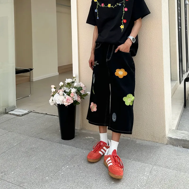 BABUGGE Denim Shorts Unisex-3