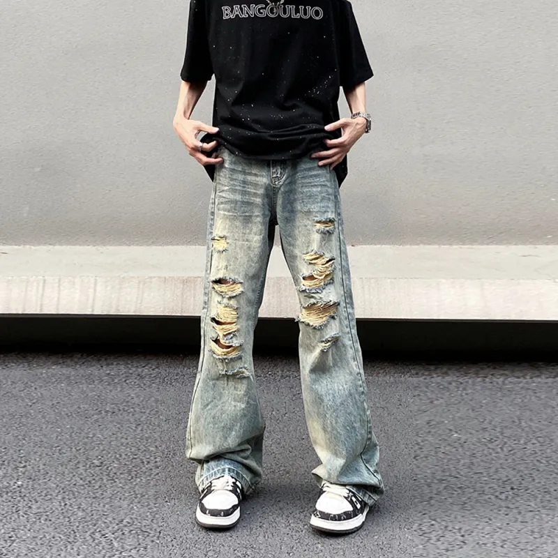 BABUGGE Jeans Unisex Vintage Blue-5