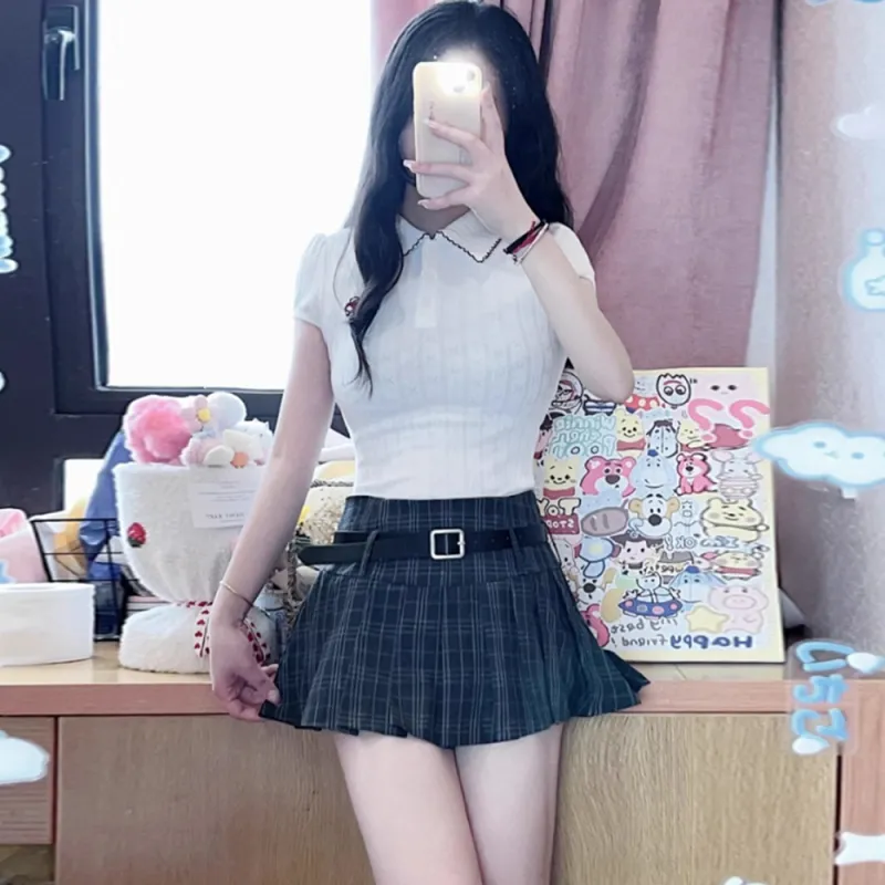 BABUGGE Casual Short Skirts Women's-2