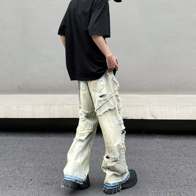 BABUGGE Jeans Unisex Yellow Mud-7