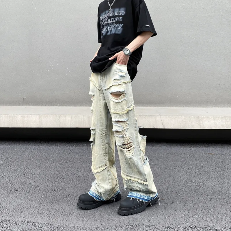 BABUGGE Jeans Unisex Yellow Mud-2