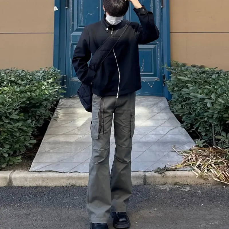 BABUGGE Cargo Pants Unisex Tobacco Brown-3