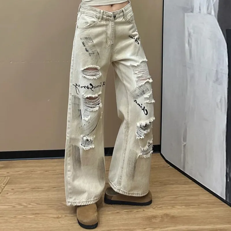 BABUGGE Jeans Unisex Khaki-3