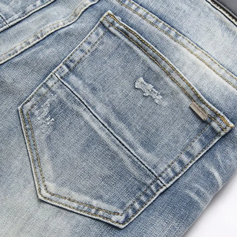 PAINT STAIN Jeans Unisex Blue-5