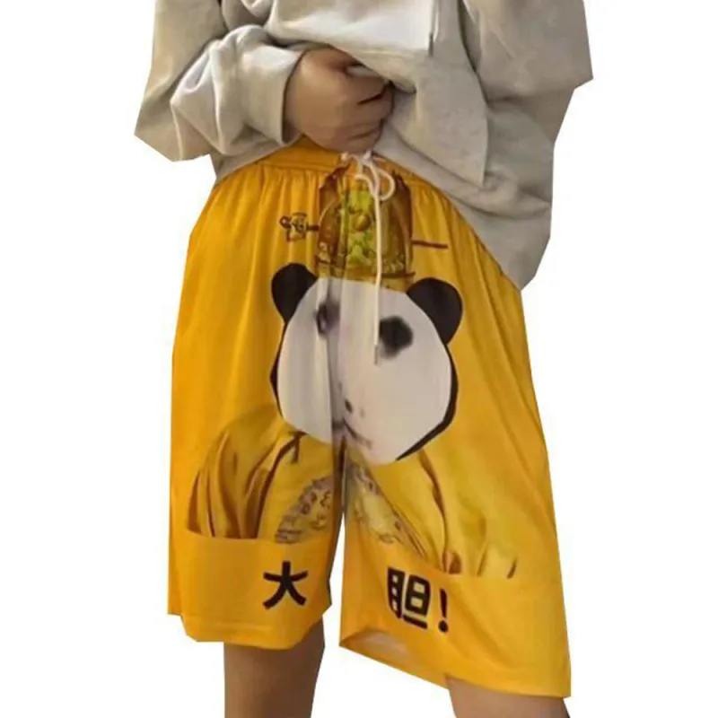 BABUGGE Casual Shorts Unisex Bold Dragon Pattern[Shorts]-2