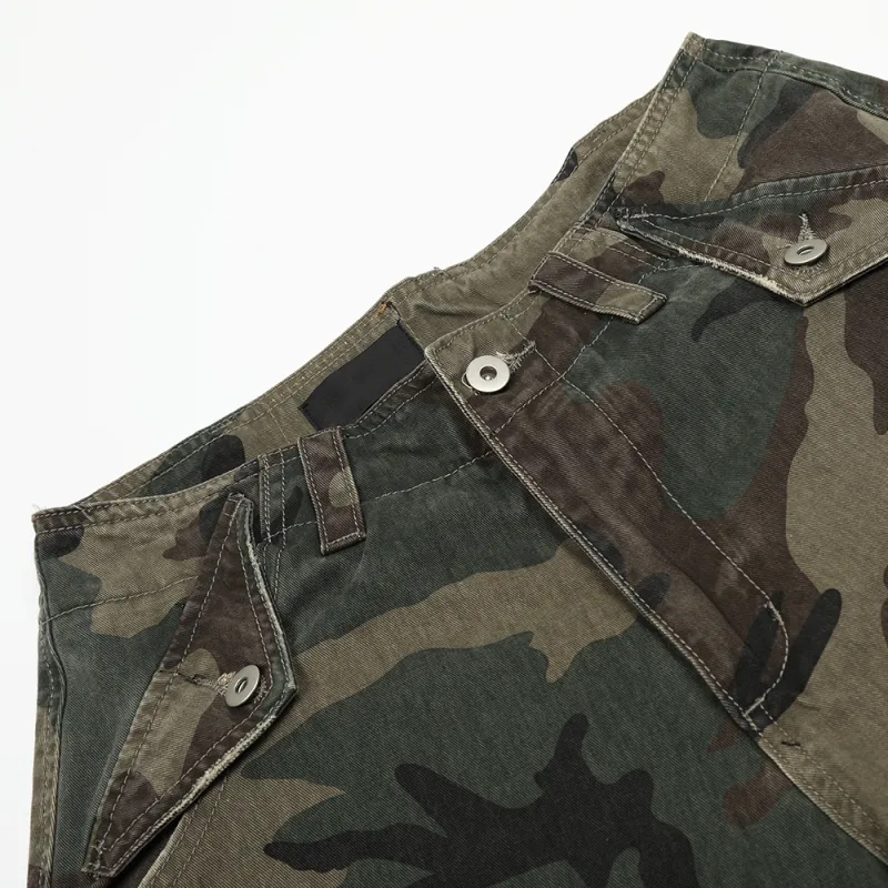 BABUGGE Casual Shorts Unisex Camouflage-4