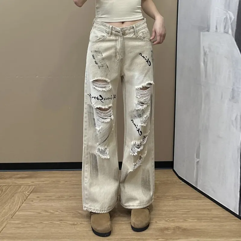 BABUGGE Jeans Unisex Khaki-1