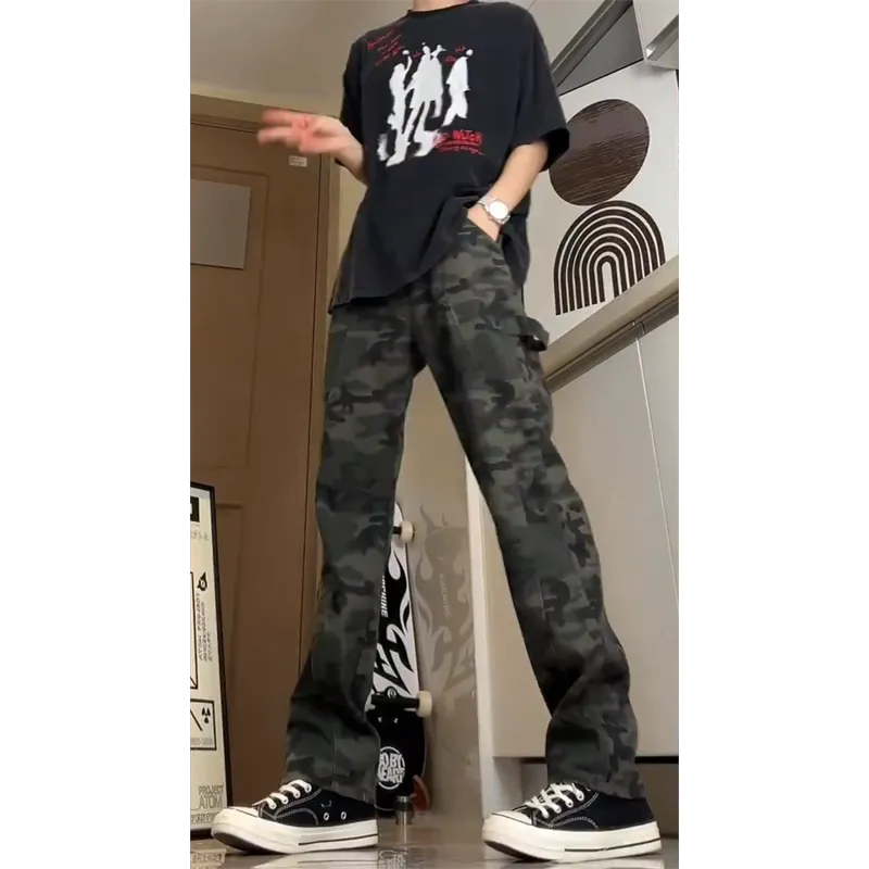 KWER Jeans Unisex Camouflage-2
