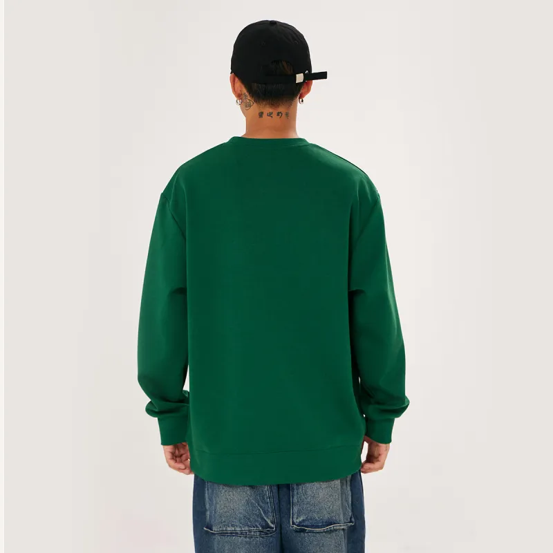 HIPANDA Crew Neck Sweatshirt For Spring And Fall Men's-6
