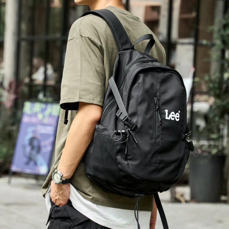 Lee Oxford Backpack Regular Unisex Ecru/Black-3