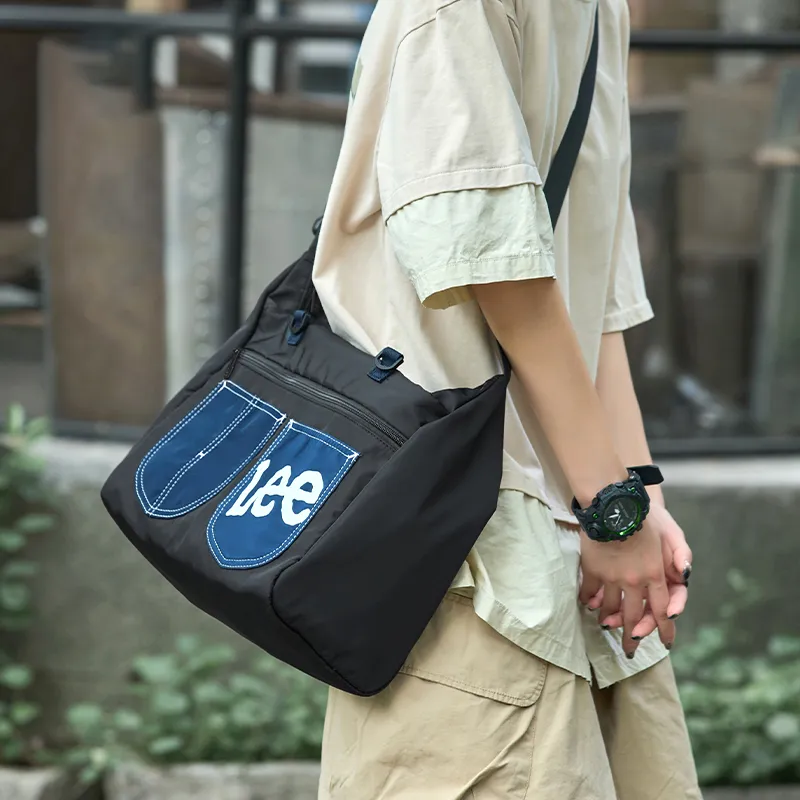 Lee Oxford Sports Crossbody Bag Shoulder Bag Regular Unisex Blue Black/Blue White/Milk Tea-6