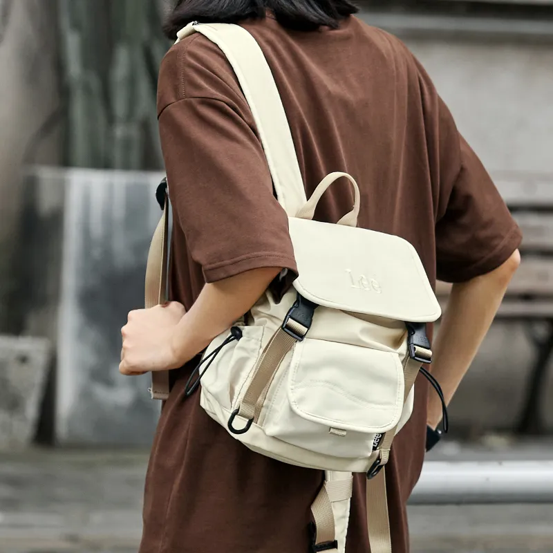 Lee Oxford Backpack Regular Unisex Khaki/Black Gray Color-6