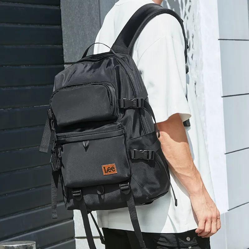 Lee Oxford Backpack Regular Unisex Black/Khaki-4