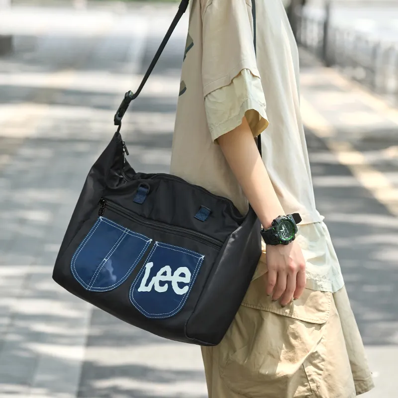Lee Oxford Sports Crossbody Bag Shoulder Bag Regular Unisex Blue Black/Blue White/Milk Tea-5