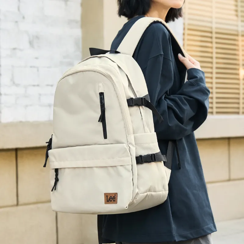 Lee Oxford Commute University Student Backpack Regular Unisex Khaki/Black-5