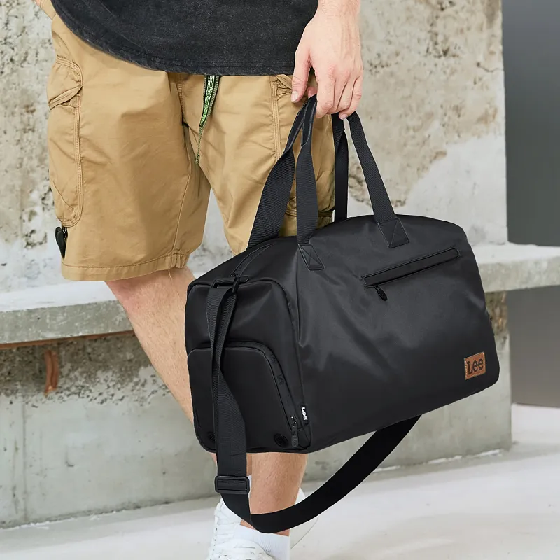 Lee Oxford Gym Bag Travel Bag Unisex Black Khaki/Light Gray/Jasper/Ecru/Light Blue-5
