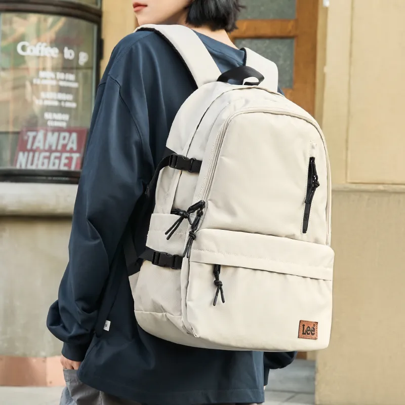 Lee Oxford Commute University Student Backpack Regular Unisex Khaki/Black-4