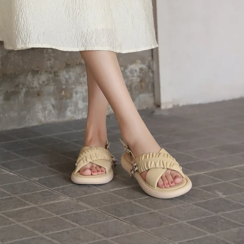 GEMEIQ One Strap Sandals 3cm Women's-7