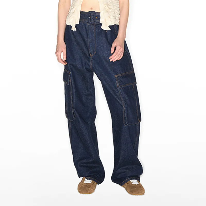 IMMI Jeans Women's Navy Blue-4
