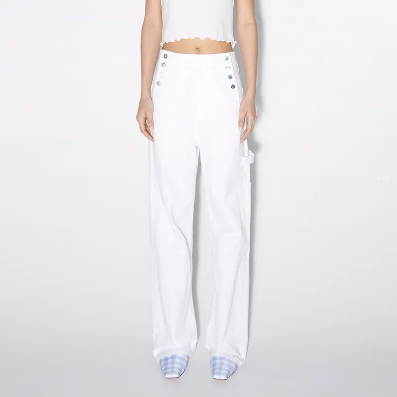 IMMI Jeans Women's White-2