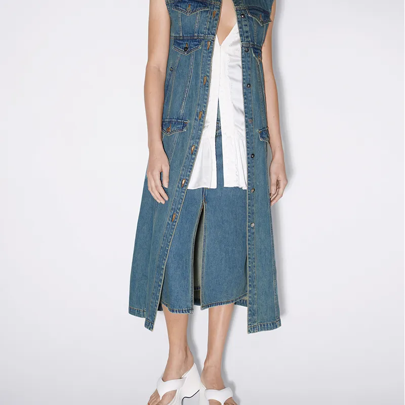 IMMI Denim Long Skirts Women's Blue-6