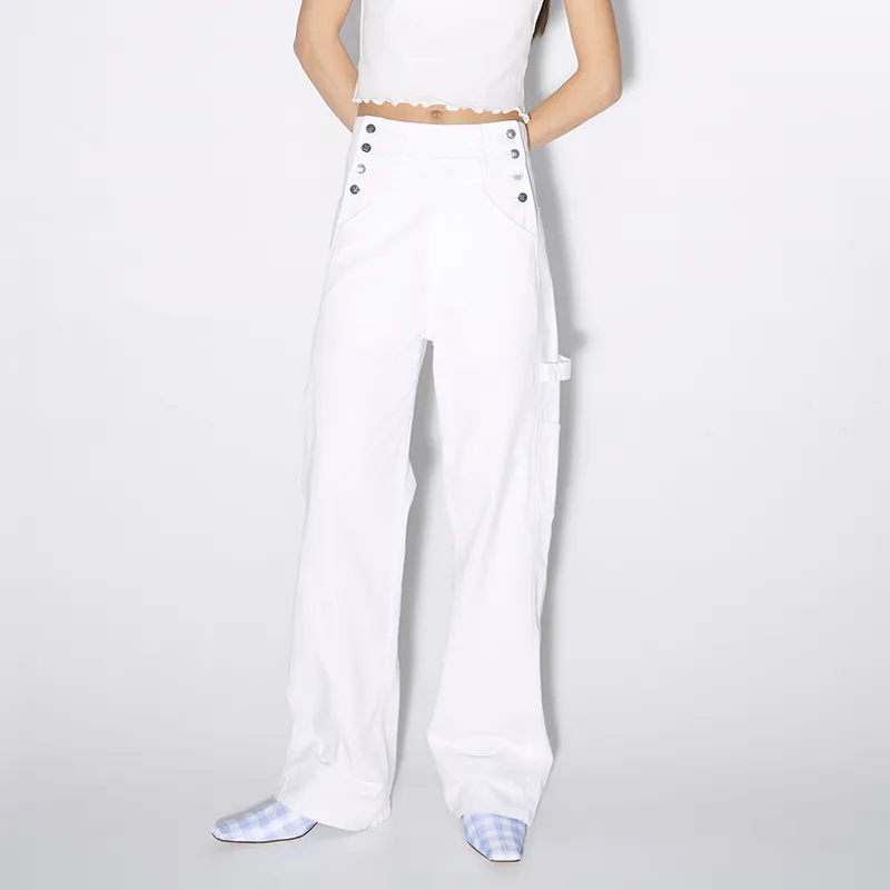 IMMI Jeans Women's White-3